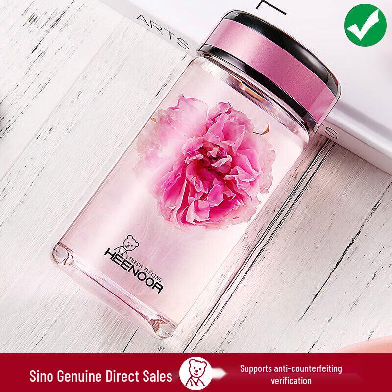 Sinuo Elegant Single Layer Glass Water Bottle