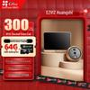 EZVIZ DP2C צופה דלת חכם 3MP עם כרטיס 64GB (גרסת CN)