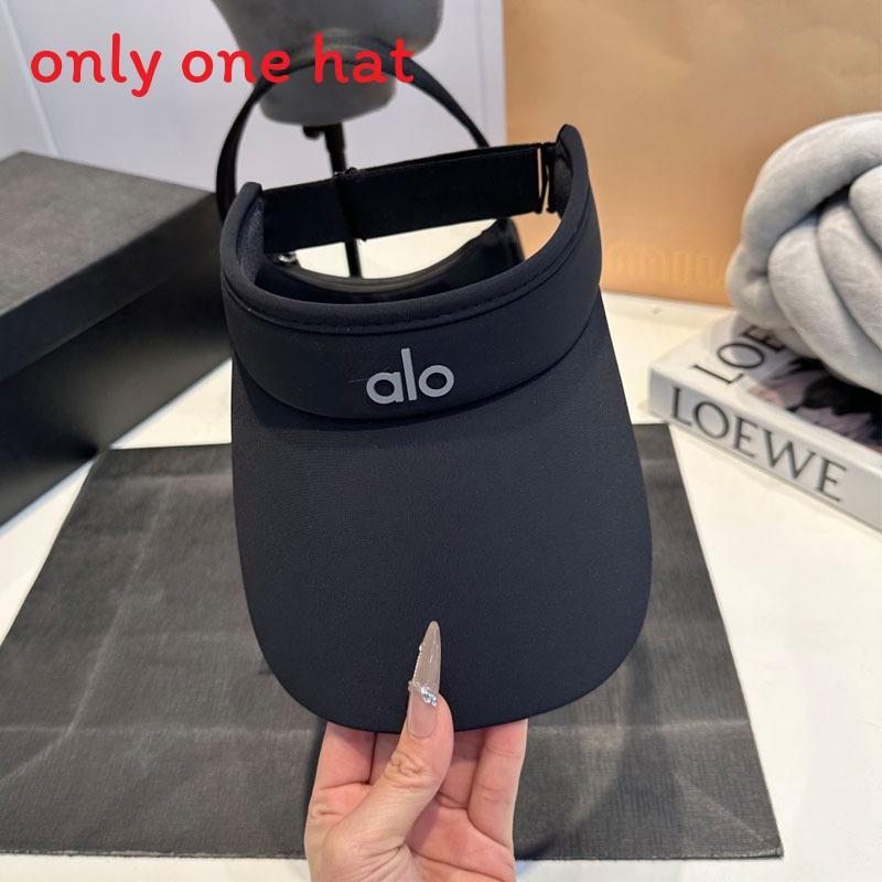 

Summer Sun Protection Hat With Embroidered Letters For Women Outdoor Casual Wear Black