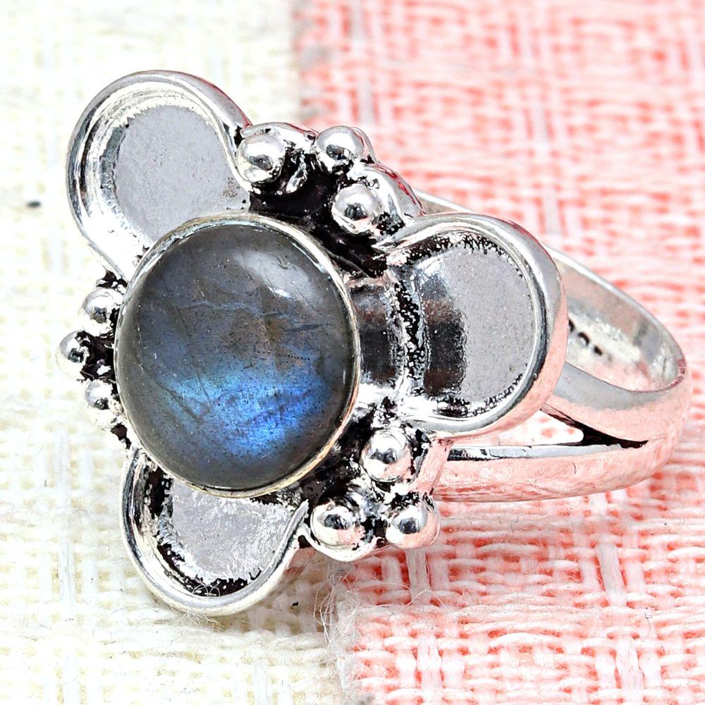 Labradorite Gemstone Handmade Silver Jewelry  "9"