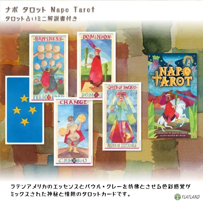 Napo Tarot Tarot Reading Japanese Instruction Manual Authentic Tarot 78 Cards Instructions, Included, Cards,