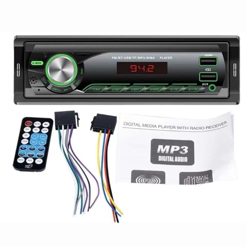 

1059 Автомобільний MP3-плеєр Сумісний з Bluetooth FM-радіо Автомобільна аудіосистема Підтримка TF-карти/U-диска Type A