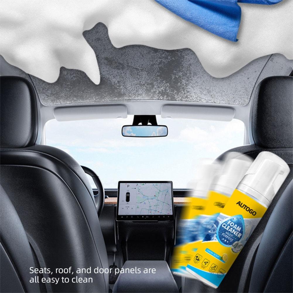 Multipurpose Foam Cleaner for Car Interior Foam Cleaner Leather Seats White Shoes Stain Remover Home Cleaning Foam Spray Cleaner