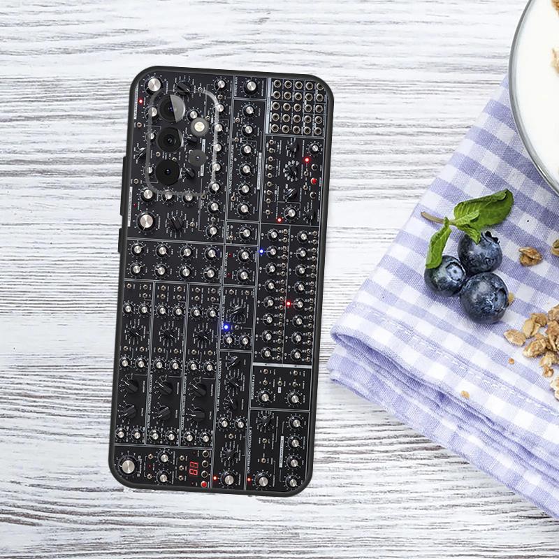 Vintage Synth Synthesizer Case For Samsung Galaxy A54 A34 A14 A13 A33 A53 A12 A32 A52 A71 A51 A15 A25 A55 A35 Cover