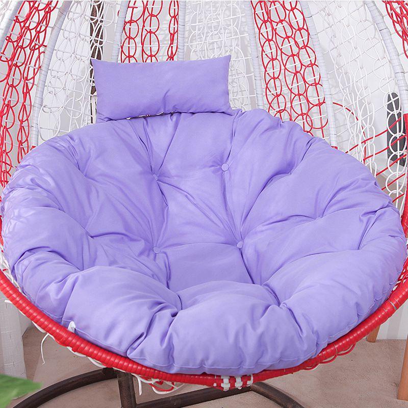 Rattan Swing Chair Cushion Hanging Egg Chair Soft Mat Pad Cover Inoutdoor Patio