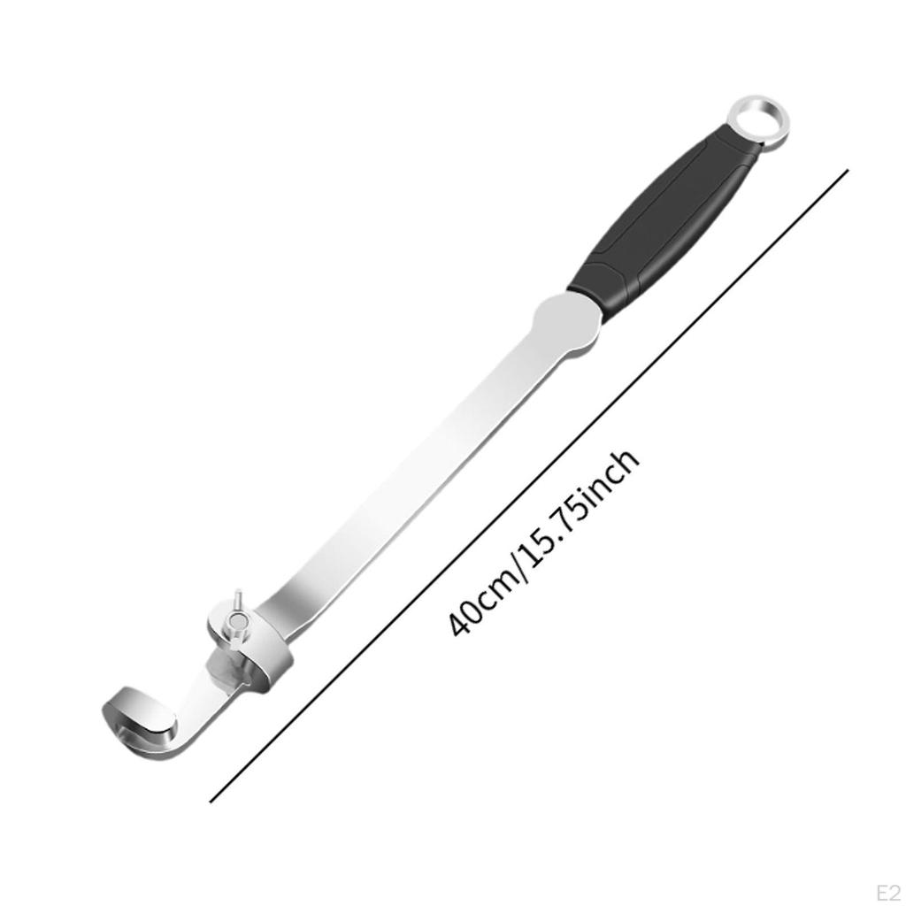 Wrench Extender Tool Length 40cm Multipurpose Torque Adapter Forged Steel for DIY and Mechanics