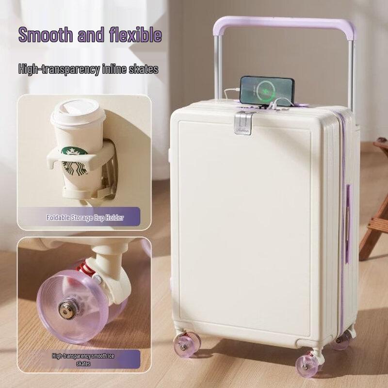 Li Shen Kuan Smart Rolling Luggage with USB and Organizer Features