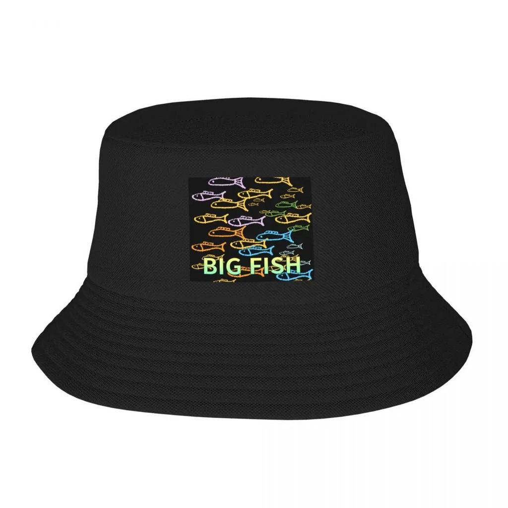 BIG FISH Bucket Hat Fashion Beach Black New In Hat Trucker Hat Cap For Unisex Womens