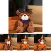 Adorable Halloween Bear Plush Toy With Whimsical Witch Hat Perfect For Kids