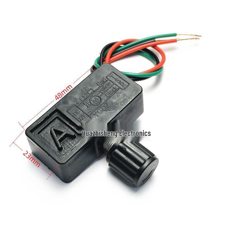 12V Elektrischer Sprühgerät Geschwindigkeitsregler mit Drehschalter für einstellbaren Durchfluss und Geschwindigkeit