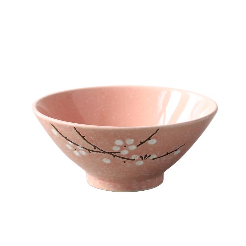 Japanese Style Underglaze Ceramic Noodle Bowl