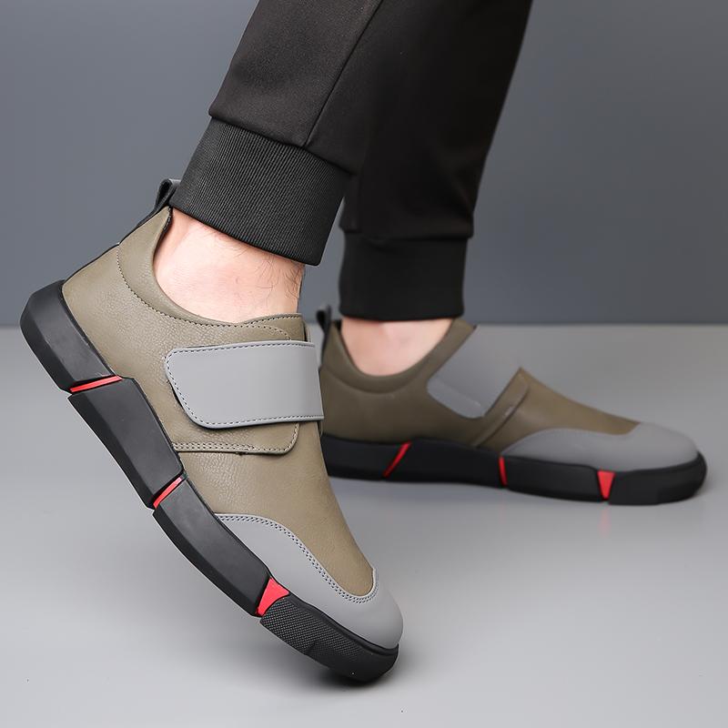 Fashion Handmade Leather Men Shoes Casual Slip on Loafers Breathable Leather Shoes Men Flats 2025 Hot Sale Moccasins Male Tooling Shoes