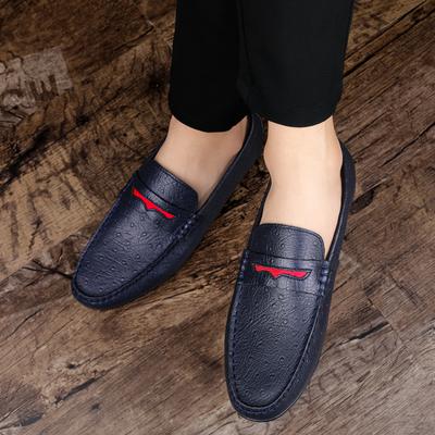 Fashion 2024 Fashion Trends Mens Genuine Leather Casual Business Shoes Brand Loafers Moccasins Breathable Slip On Driving Shoes Footwear