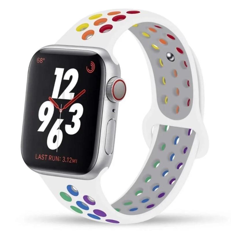Silicone band For Apple Watch 11 strap 44mm 40mm 45mm 41mm 42mm 46mm correa bracelet iWatch Series 10 8 SE 3 6 7 9 Ultra 2 49mm