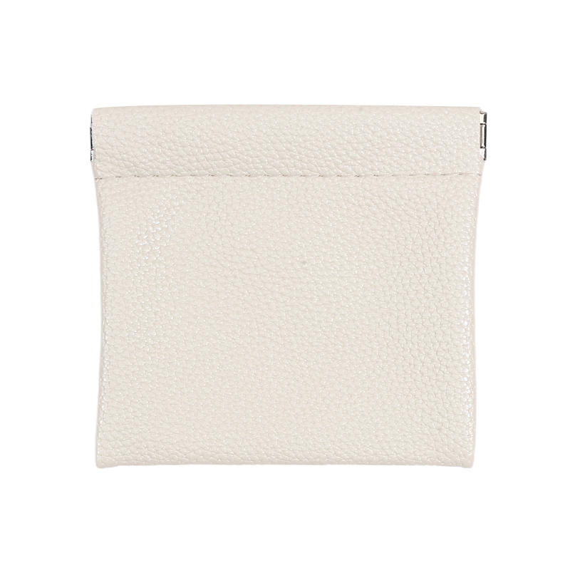 Self-closing PU Leather Coin Purse Passport Driver's License Document Holder Data Cable Cosmetic Bag Lipstick Storage