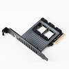 PCI-E 4X to  3.0 pansion Card 5 Full Speed Ports 6Gbps Transfer pansion Hard Drive for Win7 / 8/10 / Linux