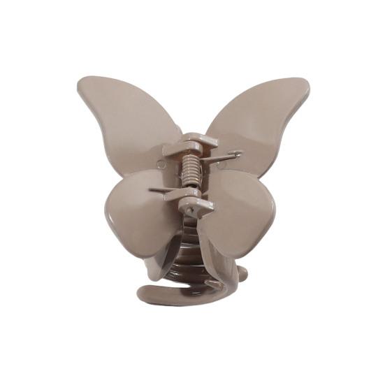 2Pcs Butterfly Hairpins Hair Accessories 2.64" Claw Clips for Women,Glossy Hair Clips for Thick or Thin Hair, Cute Girls' Hair Clips