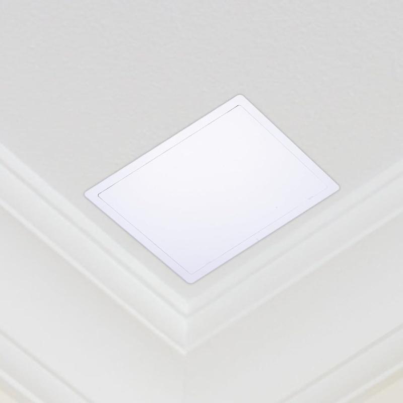 Removable Access Panel Cover For 120x120mm Opening Featuring Detachable Door And Side Mechanism Perfect For Electrical And Plumbing Maintenance