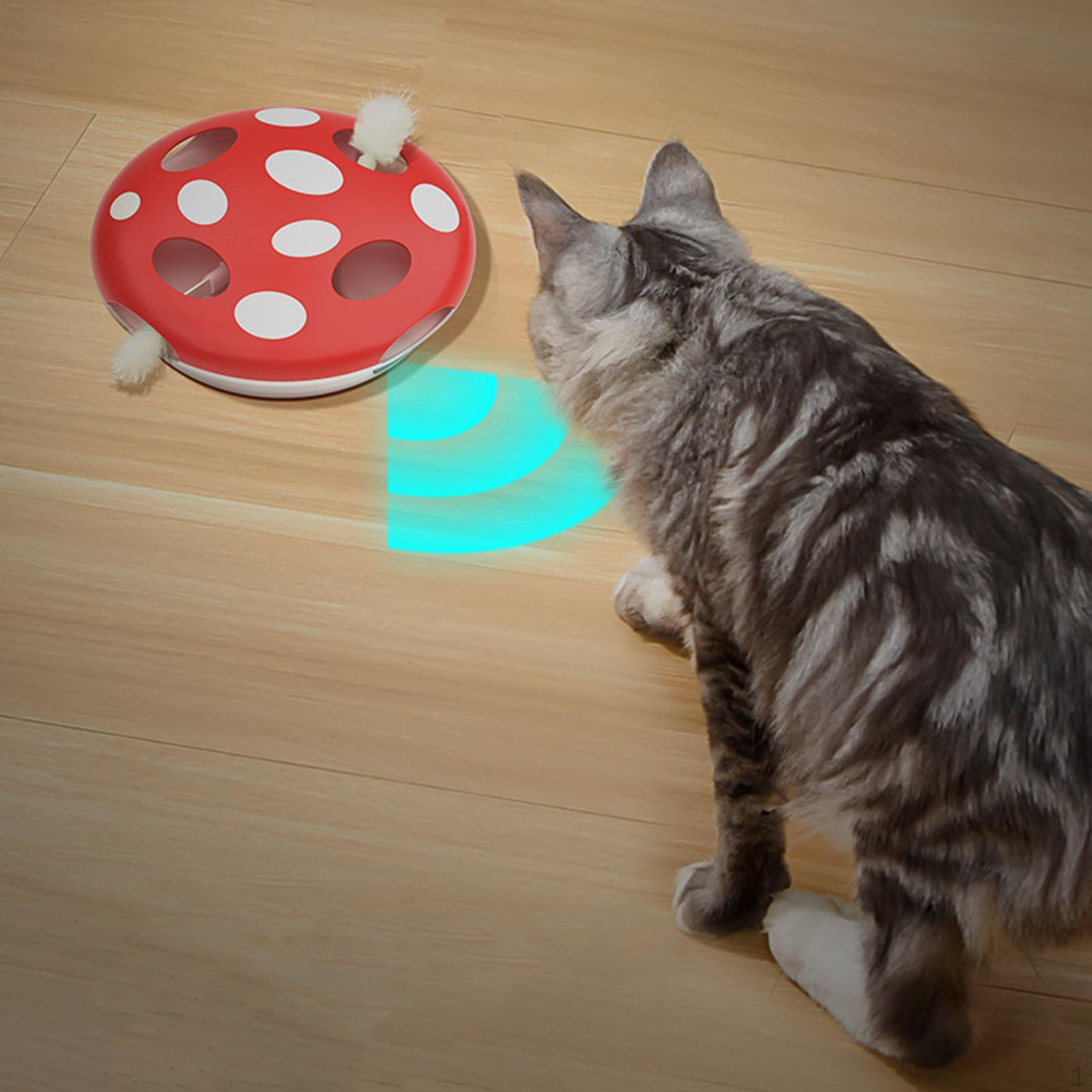 

Электрическая игрушка-дразнилка для кошек Интерактивная Смешная Креативная Милая Портативная Игра Принадлежности для питомцев для красный