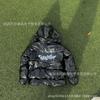 Y2K Street Style Winter Heavyweight 3D Embroidered Hooded Cotton Jacket Women