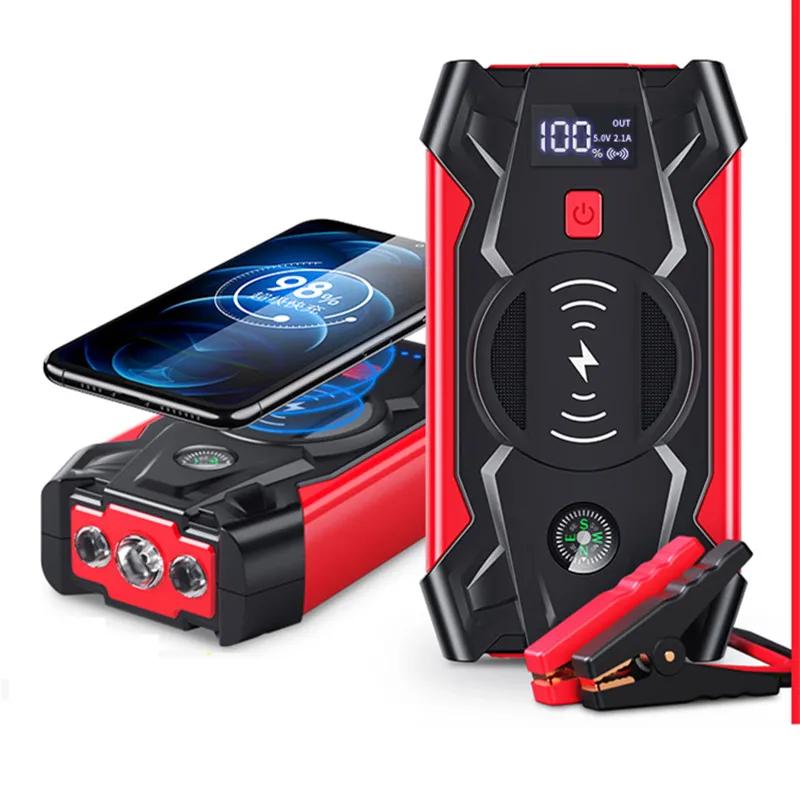 39800mAh Car Jump Starter 1200A LED Display Power Bank Battery Booster 12V Car Battery Charger Starting for Car 4-6L Vehicle