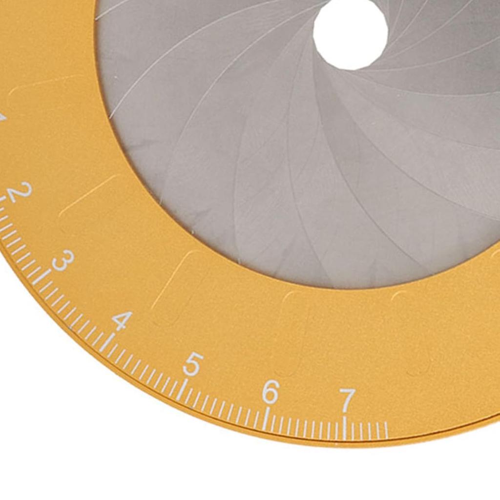 Circle Drawing Tool Metal Circle Drawing Maker Professional Drawing Ruler with Scale for Drafting, Designing Drawing Office