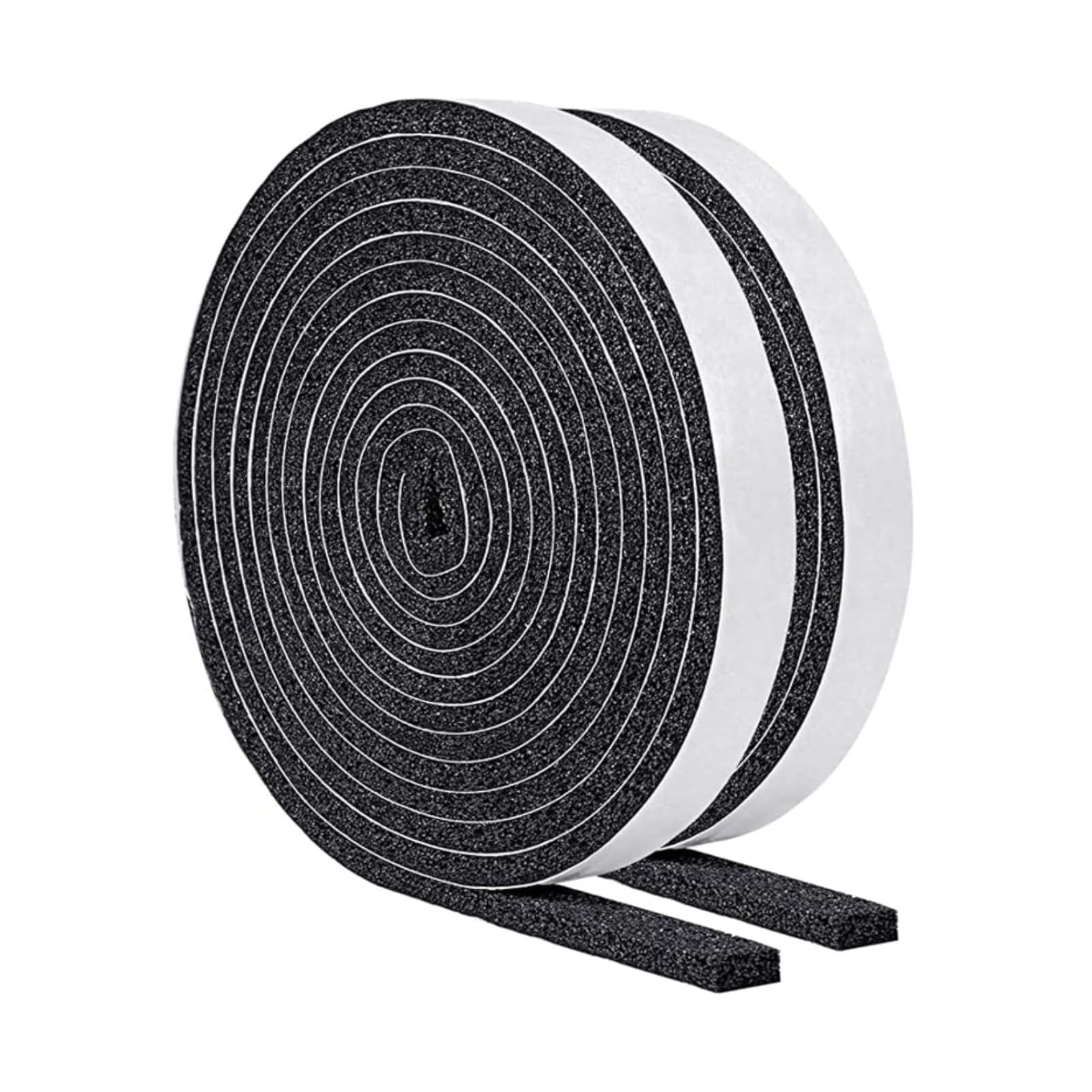 

Pack of 2 Sponge Cushion Door Stop Thin Gap Foam Foam 6mm Thick x 12mm Wide x 4m Long Tape, Tape, Tape, Tape, Tape, NBR/PVC Rubber, Anti-Collision, чёрный