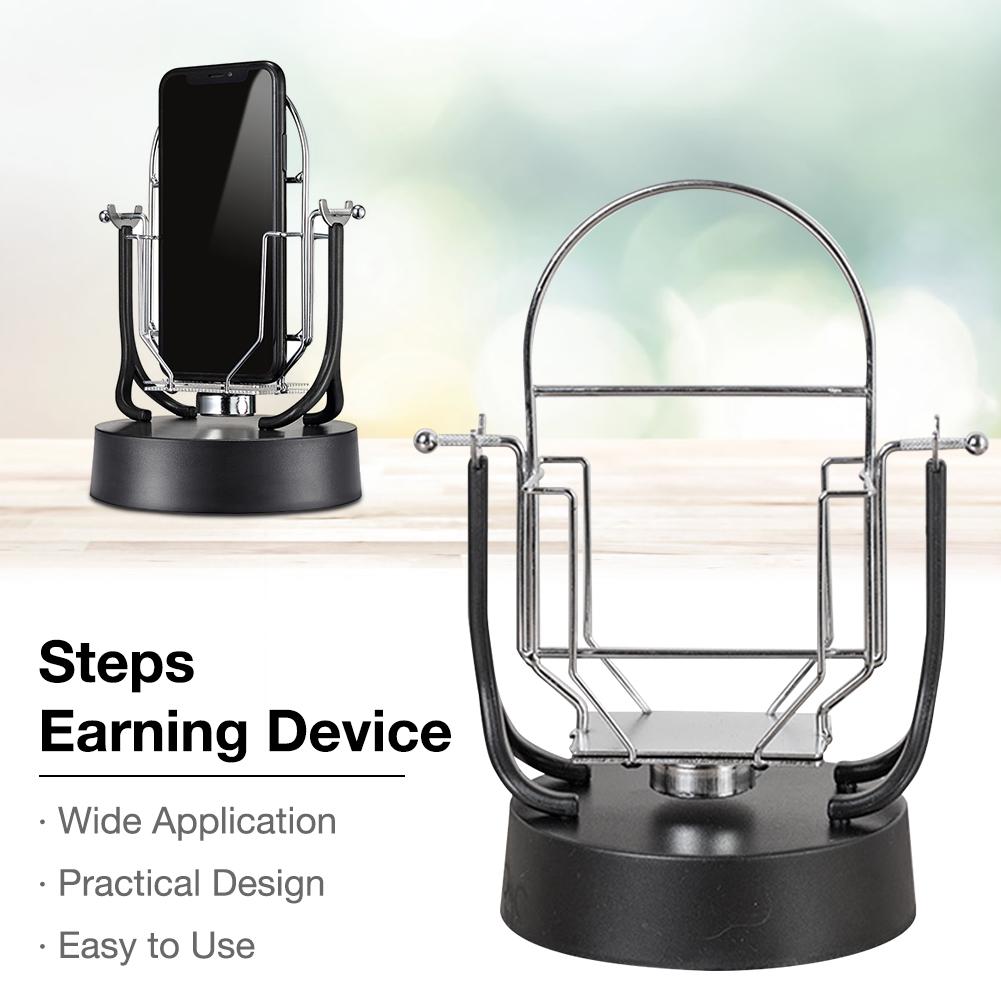 Telefon Swing Device Elektronische Perpetual Motion Maschine Sicherheit Wiggler Automatic Shake Motion Handyhalter Kann mit USB-Kabel für schnelle Schritte Verdienen geschüttelt werden