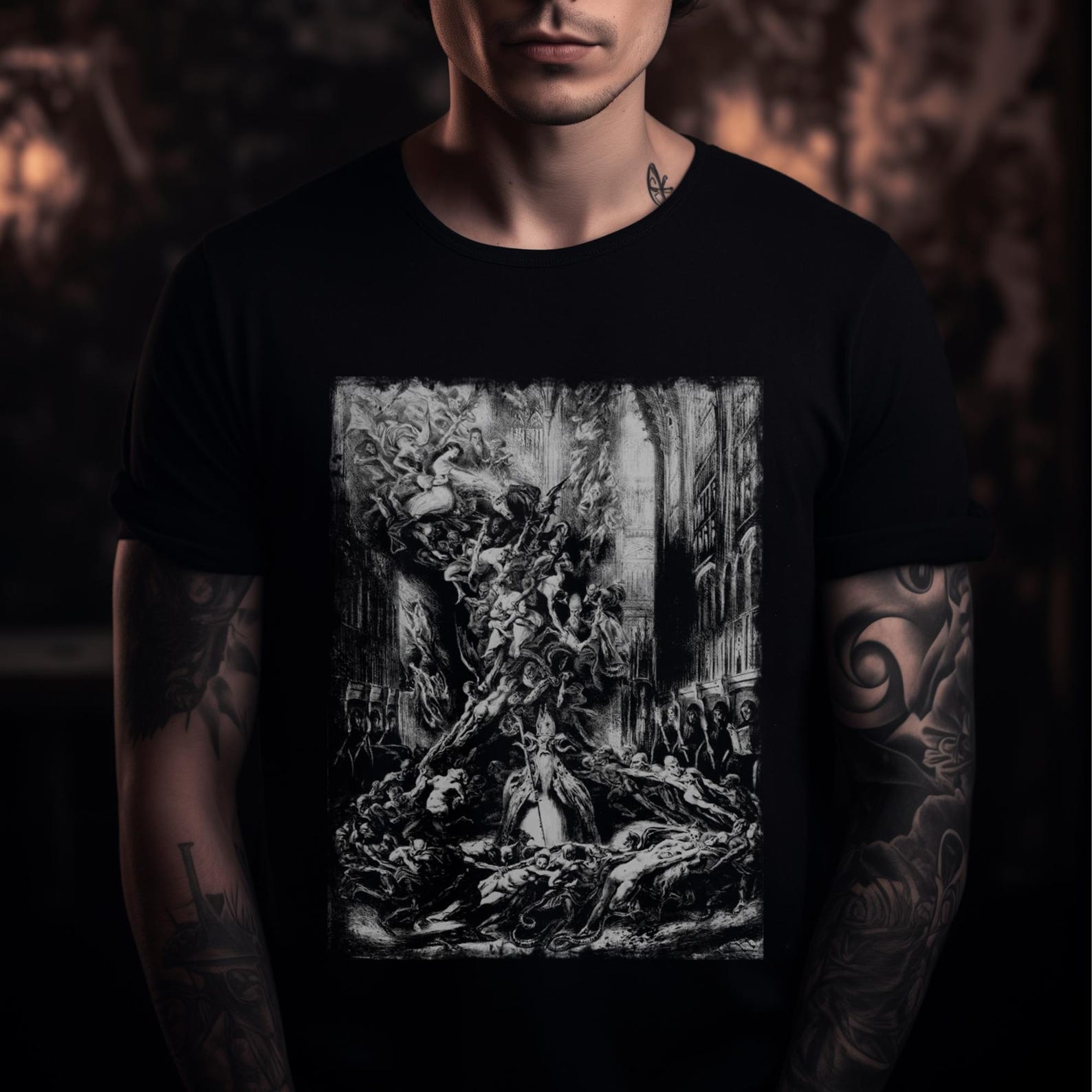Witches Sabbath Unisex T-Shirt, Occult Dance Tee 4XL