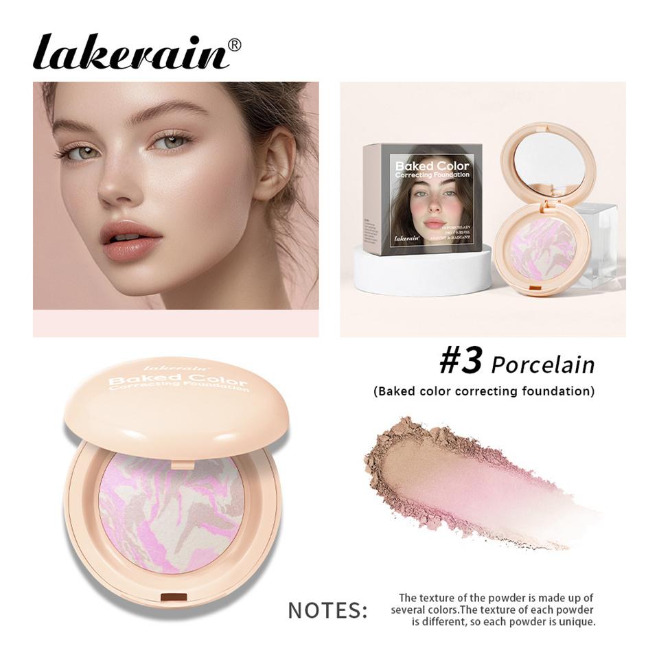 

Demi Matte Natural Finish Baked Brighten Color Correcting Powder Foundation Тональная основа с возможностью наращивания легкого покрытия для контроля жирности кожи