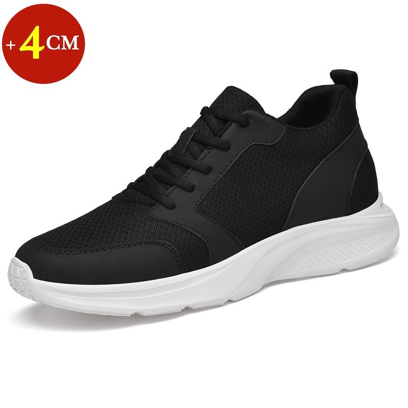 Mesh Elevator Schuhe Herren Sneaker 2025 Sommer Casual Sport Versteckte 4cm 6cm 8cm Höhe Erhöhende Schuhe Größerer Männlicher Lift Großer Mann
