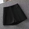 Woll-A-Linien-Shorts im koreanischen Stil mit weitem Bein und hoher Taille - Damen-Freizeit-Stiefelhose für Frühling & Herbst