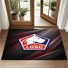LOSC Lille FC Design Crystal Velvet Rug Soft Decorative Mat for Bedroom Entrance