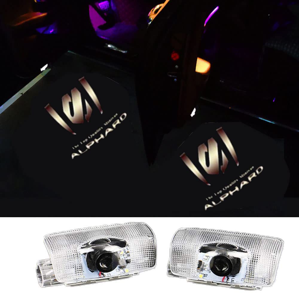 

Boseyway Alphard Лампа двери автомобиля, Лампа вежливости, Приветственная подсветка двери с логотипом, Подсветка шторки, Светодиодная one size