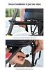 Bicycle & Scooter Rear Seat Pannier: Battery & Storage Tail Bag for Mountain Bikes & Motorcycles