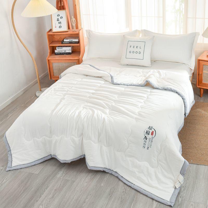 Spring - Summer Lightweight Cooling Quilt: Single - Size Air - Conditioned Comforter Core,Great for Summer Overnights