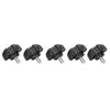 5Pcs Adjustable Knob Bolt Plastic Five Star Head Hand Twisted Screw Locking Handle M6 10mm