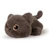 25cm Schwarze Katze Siamkatze Kätzchen Plüschtiere Cartoon Lebensecht Kätzchen Puppen Tier Künstlicher Berührungs-Puppe Kinder Mädchen Geburtstagsgeschenke