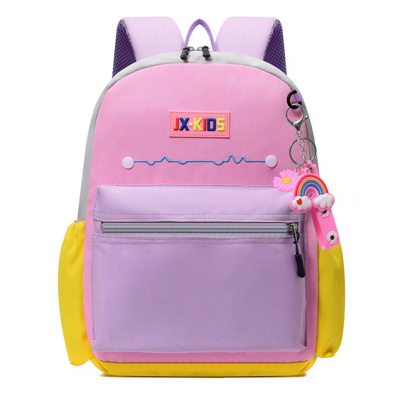Adorable Lightweight Nylon Preschool Backpack Ergonomic Design For Boys And Girls