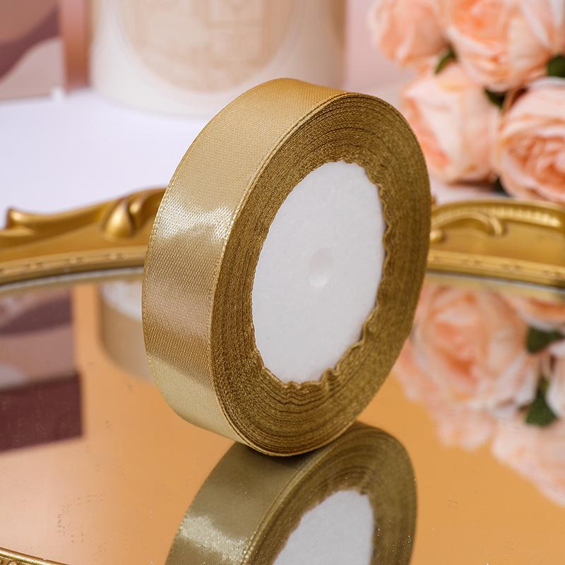 22meters/roll Wide 2cm Satin Ribbon Wedding Holiday Season Party Decor DIY Making Handmade Gift Wrapping Crafting Materials