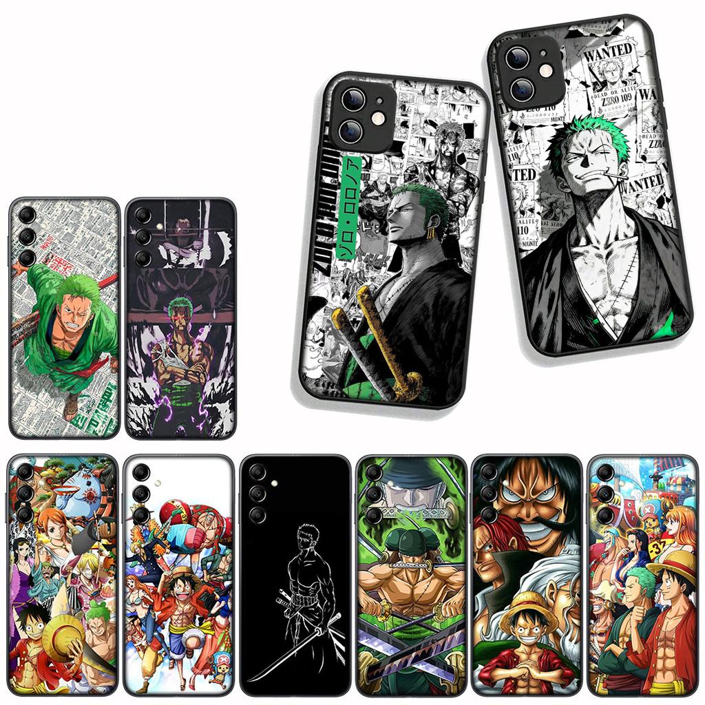 for OPPO A18 A16 A17 A38 A54 A40 A60 A80 A78 A79 A57 A55 A96 A15 A12 a53 Phone Cover Case Roronoa Zoro Luffy ONE PIECE