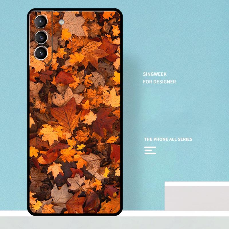 Autumn Leaves Case For Samsung Galaxy S23 S24 Ultra S22 S21 Plus Note 10 Note 20 S9 S10 S20 S21 FE Cover