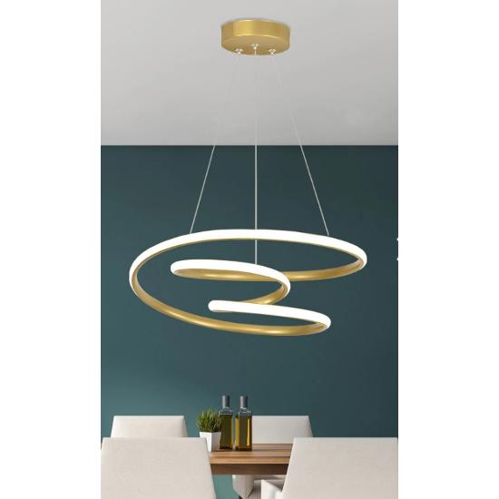 

Современный подвесной светильник Galaxy Gold Case, светодиодная люстра белого света