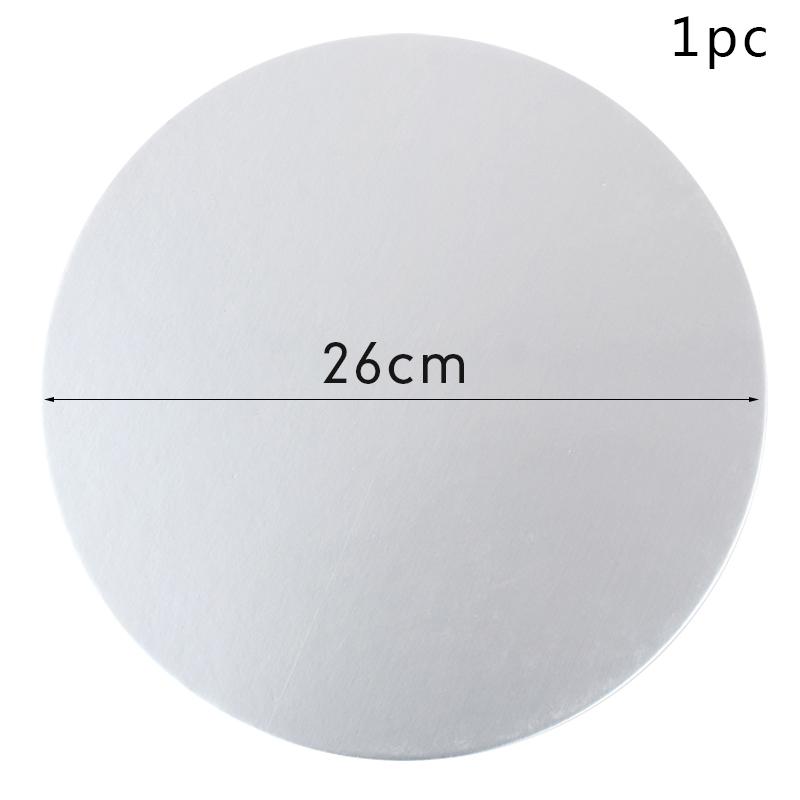 10/16/22/26cm Zlaté Stříbrné Kulaté Dortové Podložky Kruhová Kartonová Základna Podnos na Cupcaky Dezerty Potřeby pro Zdobení Dortů na Narozeninovou Oslavu