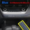 Bande de garniture de moulures de voiture en cuir Pu, ligne décorative tressée, moulage intérieur universel, accessoires de bande de bricolage 2M