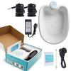 Foot Spa Bath Massager Machine Detox Ion Electric Mini FootBath Cleanse Footspa Vibrat Whirlpool Care Arrays Aqua Health Therapy