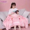 Hatsune Cherry Blossom Multi Functional Hooded Cloak Soft And Warm Nap Shawl Air-Conditioned Blanket Office Dormitory Girl Gift
