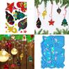Jewelry Casting Mold Christmas Silicone Mold Holographic Resin Mold for DIY Wind Chime Keychains Ornament Pendant