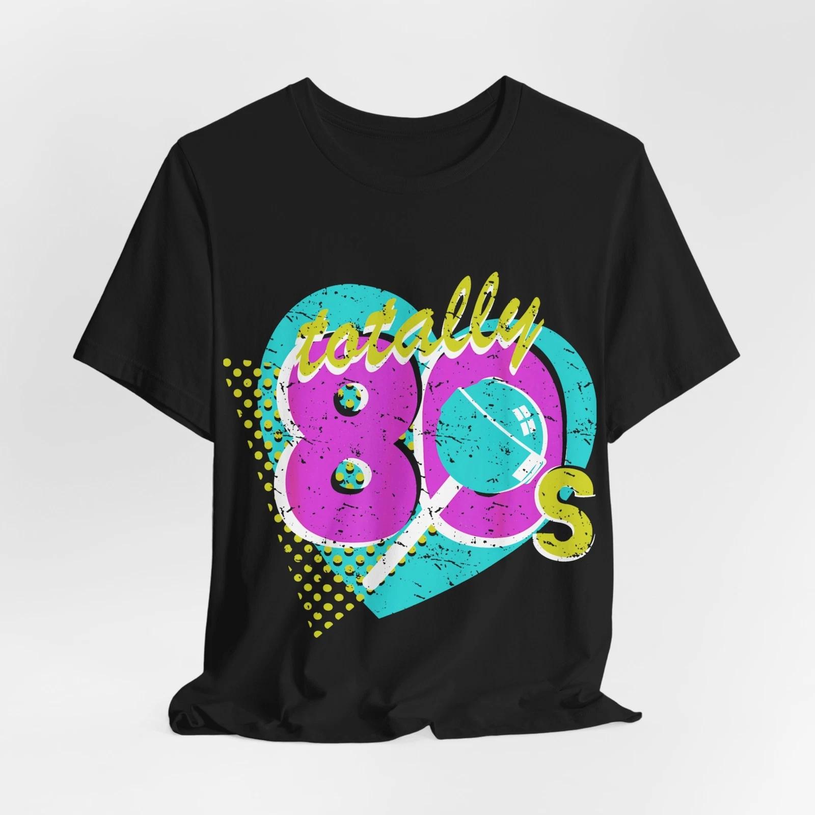 Totally 80s Clothing Love Eighties Retro Unisex Tee, T-Shirt for Men Women, 2XL