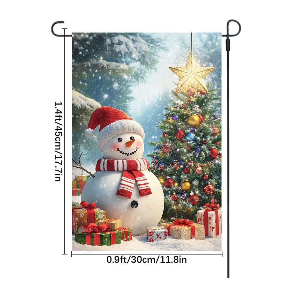 Christmas Courtyard and Garden Party Decoration Flag